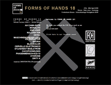 Tablet Screenshot of formsofhands.de